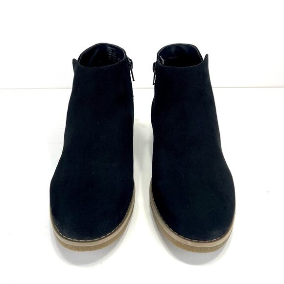 Comfortview Sienna Women Black Bootie Sz 9.5 Faux Suede Slip-Resistant AnkleBoot - Picture 9 of 15